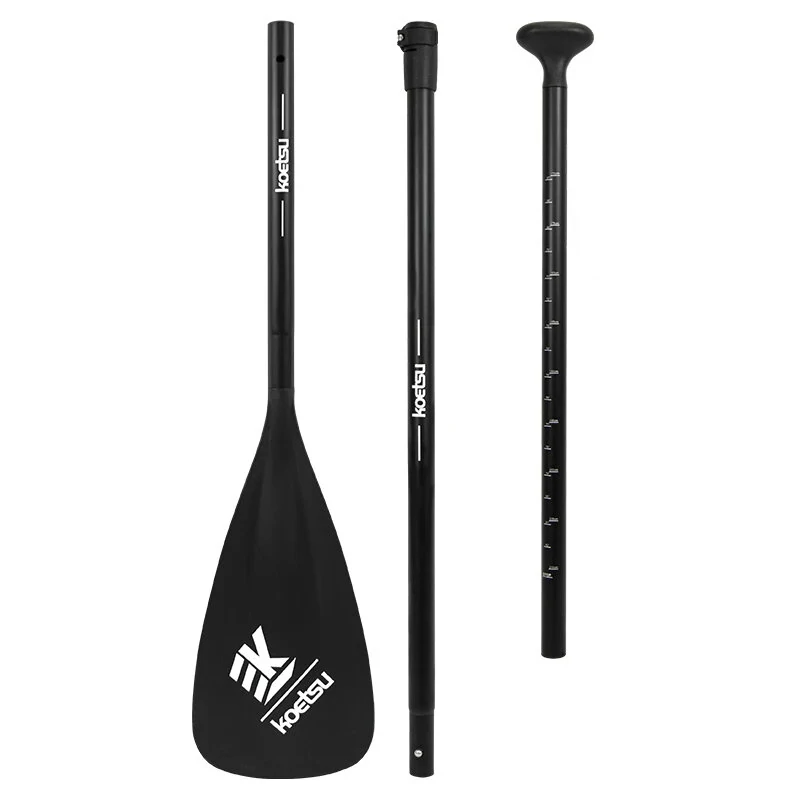 KOETSU 3-teiliges Aluminium-Nylon-Paddel zum Stand Up Paddeln, verstellbar auf 210 cm/82,68 Zoll