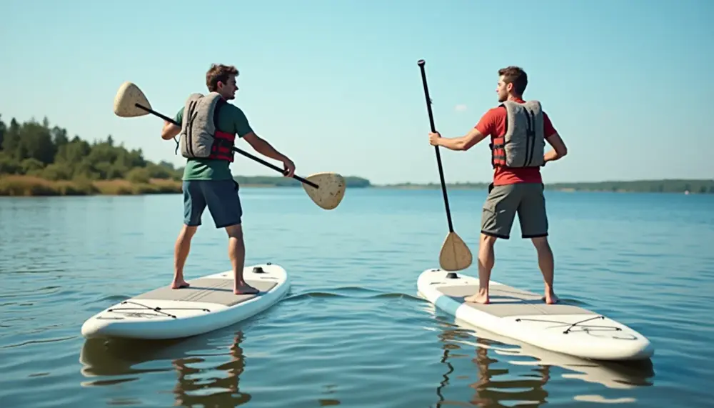 paddle-board-jousting-ein-neuer-trend-auf-dem-wasser